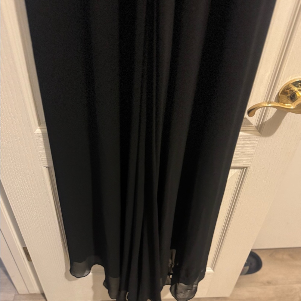BCBGMaxAzria Luciele Black Maxi Dress with Silver Accents. Size 0. NWT. - Picture 7 of 9